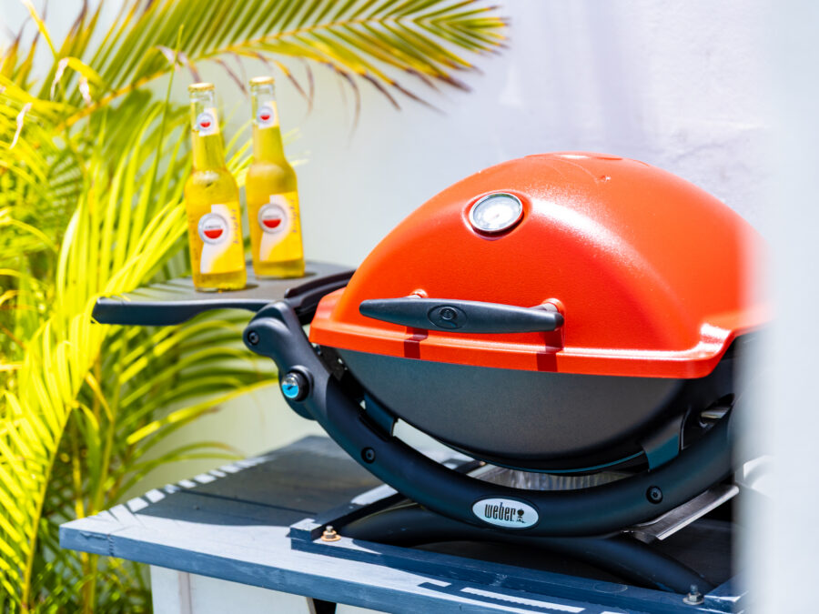 Eigen barbecueplaats in de tuin
